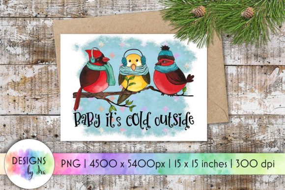 Baby It s Cold Outside Cardinal Birds for Crafts