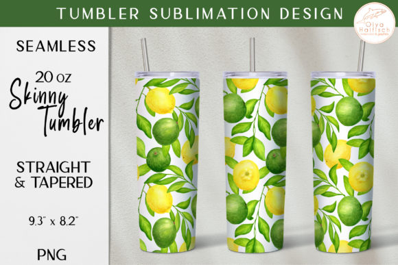 Citrus Fruit Tumbler Sublimation PNG: A Print Templates Review