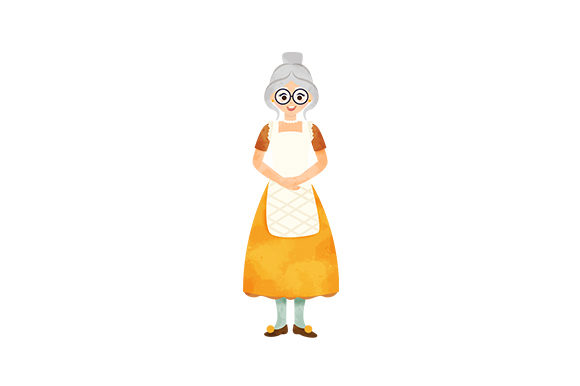 Grandmother Watercolor: A Family Touch for Branding