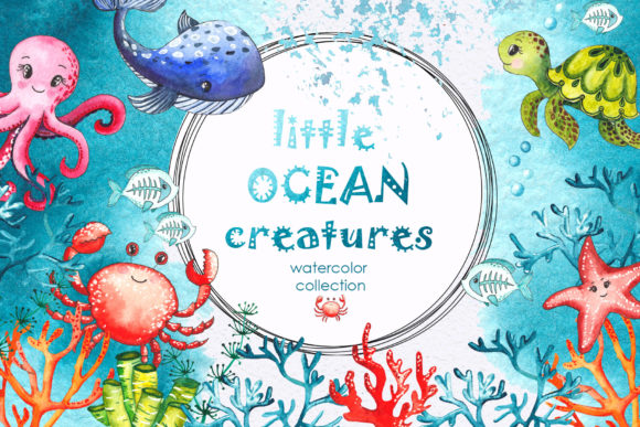 Little OCEAN Creatures: A Watercolor Crafts Gem