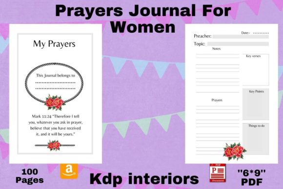 Prayers Journal for Women: Kdp Interiors for Branding