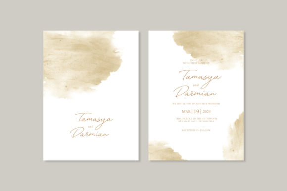 Review: Watercolor Wedding Invitation Print Templates