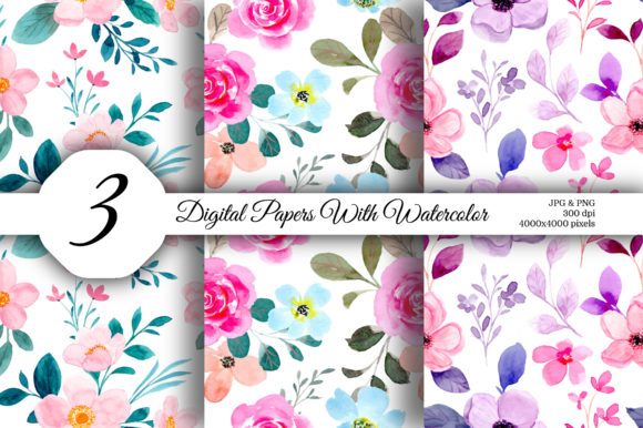 Seamless Pattern Floral Watercolor 180 Review