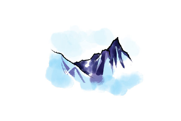 Snowy Mountains Watercolor: A Designer's Review for Winter Projects