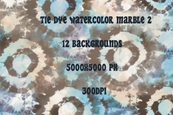 Tie Dye Watercolor Marble Backgrounds 2: Textures Review