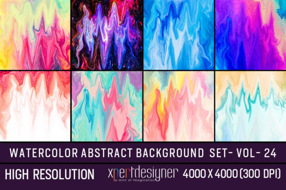 Watercolor Abstract Background Vol-24 Review