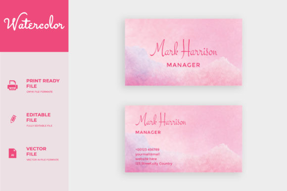 Watercolor Business Card Design: Print Templates Review