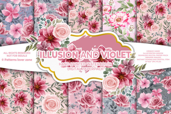Watercolor Floral Seamless Pattern VL52 Review