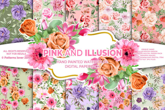 Watercolor Floral Seamless Pattern VL61 Review
