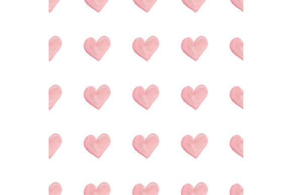 Watercolor Hearts Seamless Pattern Review for Crafters
