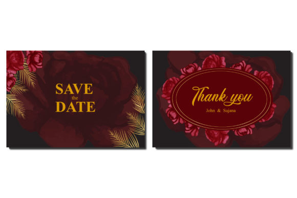 Watercolor Invitation Cards: Premium Print Templates