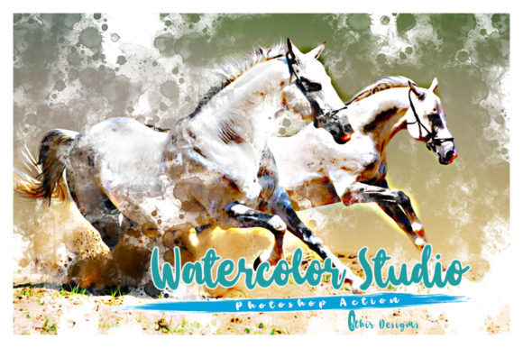 Watercolor Studio Photoshop Action: A Designer's Review